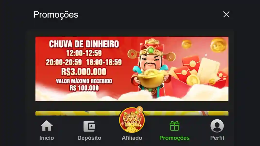 Chuva de Dinherio at Vermelho555